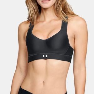Under Armour Heat Gear Highway Support Women’s Black Sports Bra Size 32A NWT